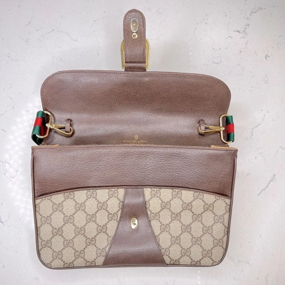💯 AUTH Gucci horsebit crossbody bag - Picture 4 of 16